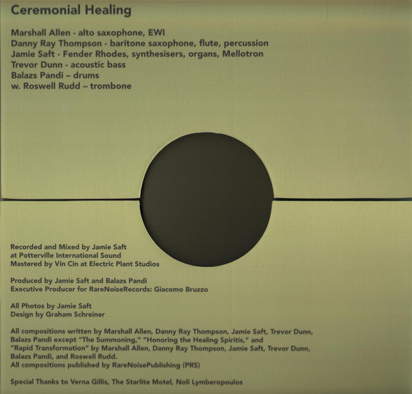 Marshall Allen, Danny Ray Thompson, Jamie Saft, Trevor Dunn, Balázs Pándi W. Roswell Rudd : Ceremonial Healing (3xLP, Album, RSD, Red)