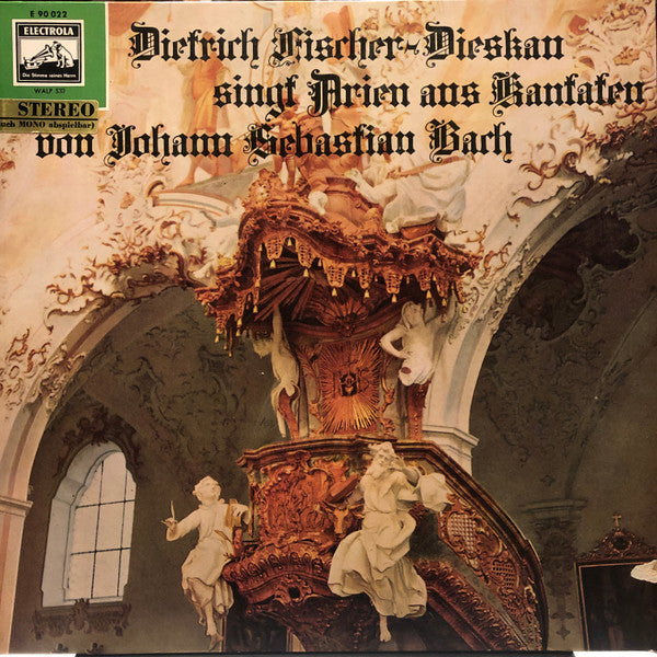 Dietrich Fischer-Dieskau, Berliner Philharmoniker, Karl Forster : Dietrich Fischer-Dieskau Singt Arien Aus Kantaten von Johann Sebastian Bach (LP)