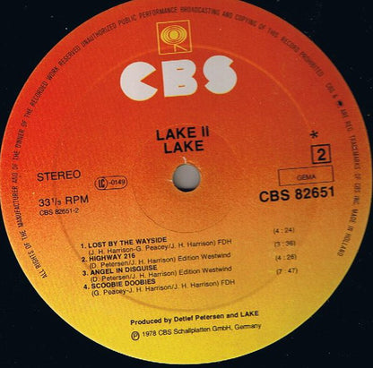 Lake (2) : Lake II (LP, Album)