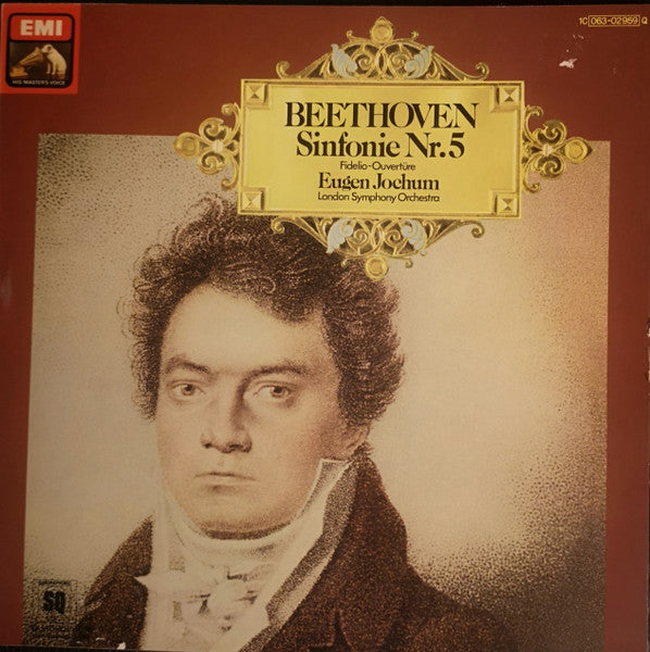 Ludwig van Beethoven, London Symphony Orchestra, Eugen Jochum : Sinfonie Nr. 5, Fidelio Ouverüre (LP, Album, Quad)