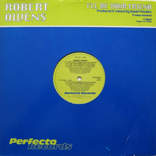 Robert Owens : I'll Be Your Friend (12", Single)