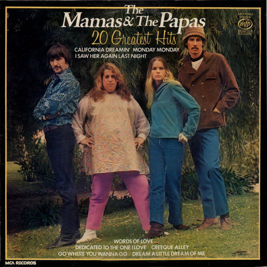 The Mamas & The Papas : 20 Greatest Hits (LP, Comp)