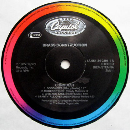 Brass Construction : Conquest (LP, Album)