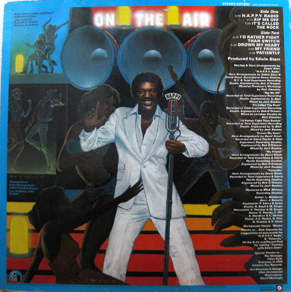 Edwin Starr : H.A.P.P.Y. Radio (LP, Album)