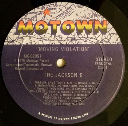 The Jackson 5 : Moving Violation (LP, Album)