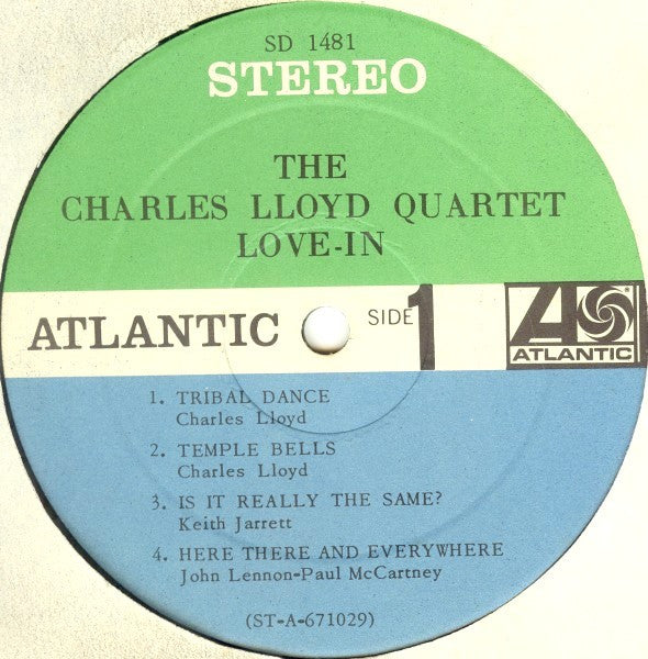 The Charles Lloyd Quartet : Love-In (LP, Album, Pre)