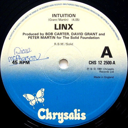 Linx : Intuition (12")