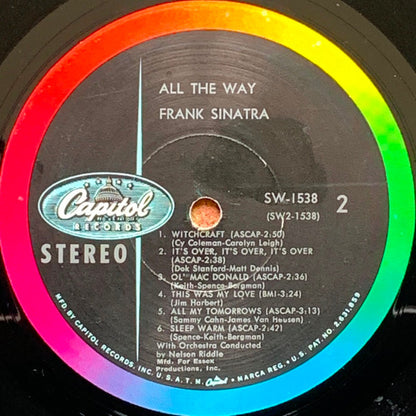 Frank Sinatra : All The Way (LP, Comp, Scr)