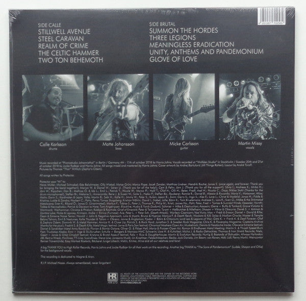 Protector (4) : Summon The Hordes (LP, Album, Yel)