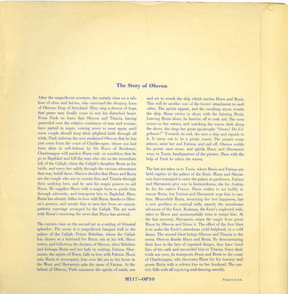 Carl Maria von Weber, Hans Müller-Kray, Südfunk-Sinfonieorchester, Franz Fehringer, Paula Bauer, Karl Liebl, Hanne Münch, Robert Titze, Friederike Sailer : Oberon (Concert Version) (2x10")