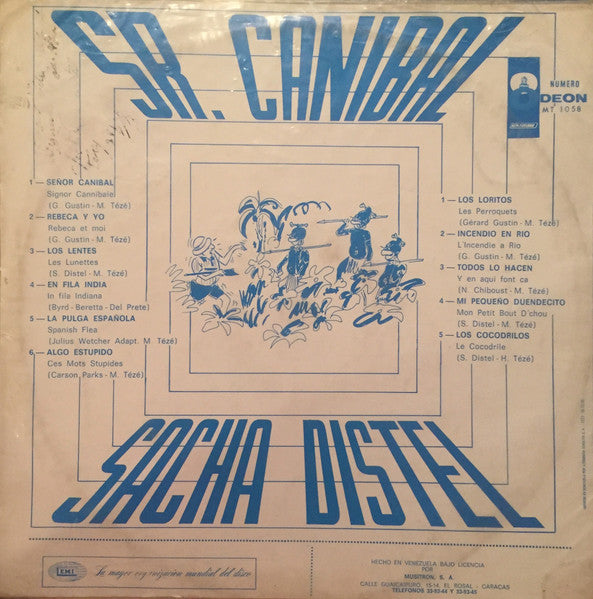 Sacha Distel : Sr. Canibal (LP, Comp)