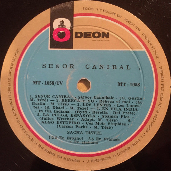 Sacha Distel : Sr. Canibal (LP, Comp)