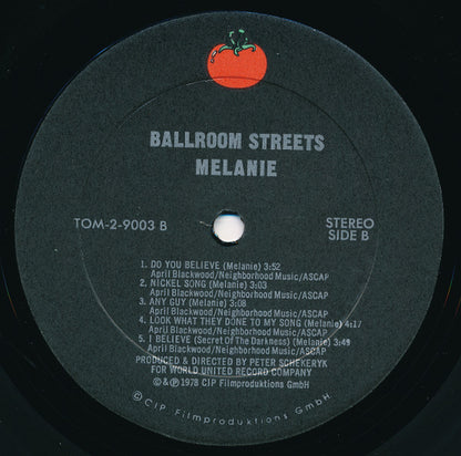 Melanie (2) : Ballroom Streets (2xLP, Album)