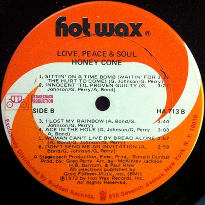 Honey Cone : Love, Peace & Soul (LP, Album, Gat)