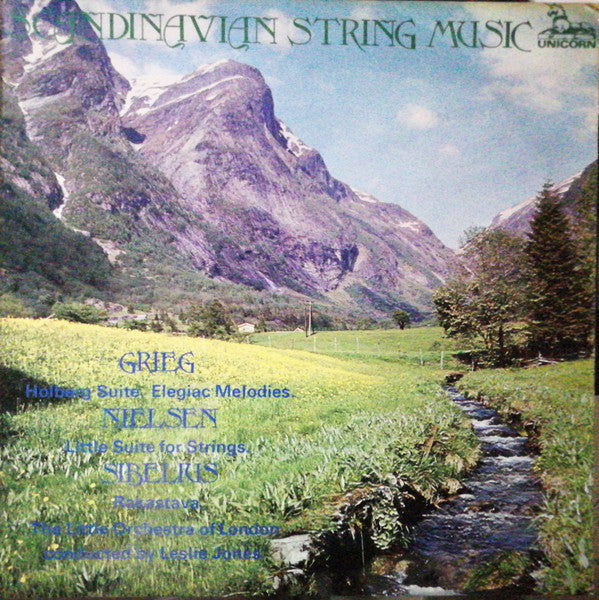 Edvard Grieg, Carl Nielsen, Jean Sibelius - The Little Orchestra Of London, Leslie Jones : Scandinavian String Music (LP)