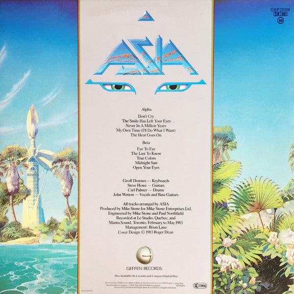 Asia (2) : Alpha (LP, Album)