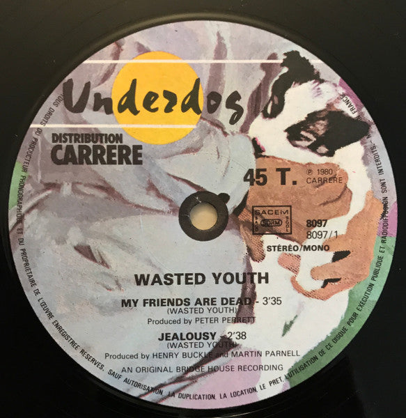 Wasted Youth (3) : My Friends Are Dead (12")