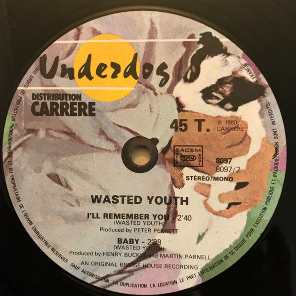 Wasted Youth (3) : My Friends Are Dead (12")