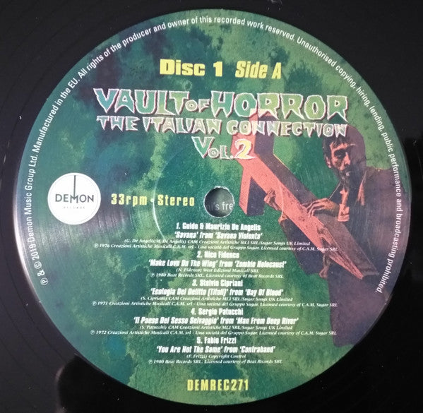 Various : Vault Of Horror – The Italian Connection Vol. 2 (2xLP, Comp + CD, Comp)