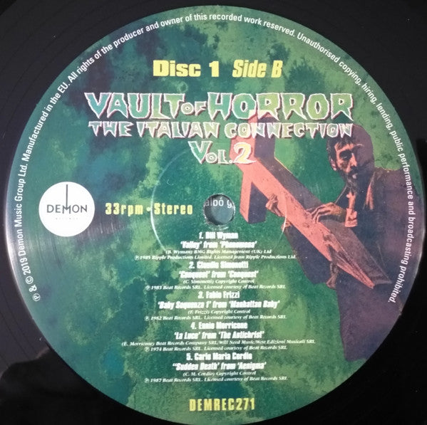 Various : Vault Of Horror – The Italian Connection Vol. 2 (2xLP, Comp + CD, Comp)