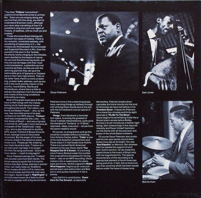 The Oscar Peterson Trio : Tristeza On Piano (LP, Album, RE, Gat)