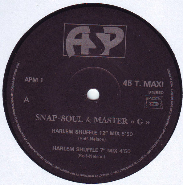 Snap-Soul : Harlem Shuffle (12", Maxi)