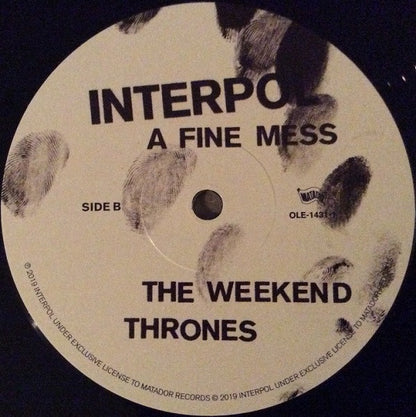 Interpol : A Fine Mess  (12", EP)