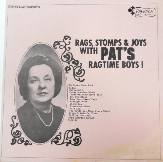 Pat's Ragtime Boys : Rags, Stomps & Joys With Pat's Ragtime Boys ! (LP, Album)