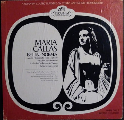 Vincenzo Bellini, Maria Callas, Mario Filippeschi, Ebe Stignani, Nicola Rossi-Lemeni : Norma (3xLP, Album, Mono + Box)