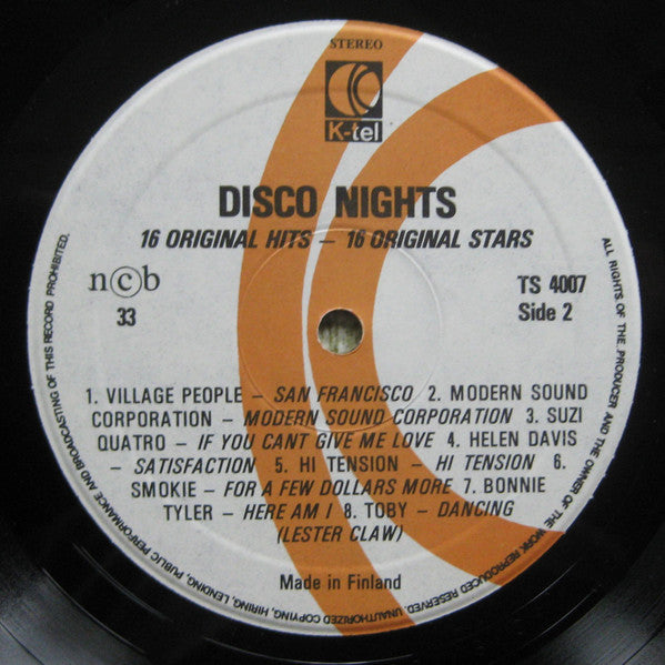 Various : Disco Nights (LP, Comp)