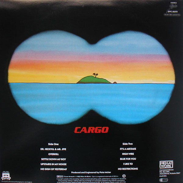 Men At Work : Cargo (LP, Album)