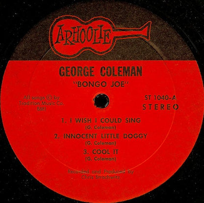 George Coleman (2) : Bongo Joe (LP, Album)