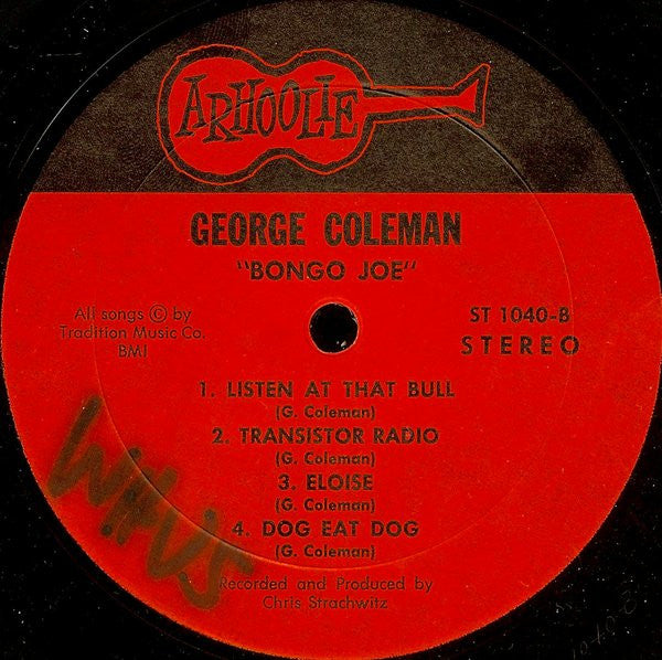 George Coleman (2) : Bongo Joe (LP, Album)