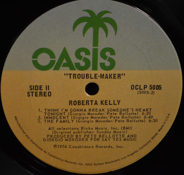 Roberta Kelly : Trouble Maker (LP, Album, Pit)