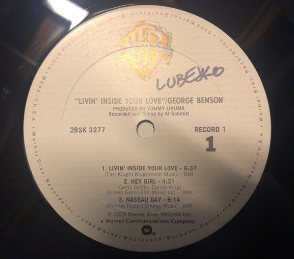 George Benson : Livin' Inside Your Love (LP, Album)