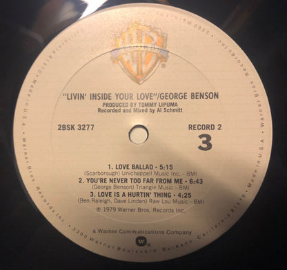 George Benson : Livin' Inside Your Love (LP, Album)