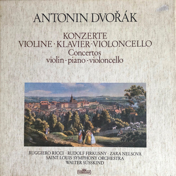 Antonín Dvořák / Saint Louis Symphony Orchestra, Walter Susskind, Zara Nelsova, Ruggiero Ricci, Rudolf Firkušný : Konzerte (3xLP + Box)