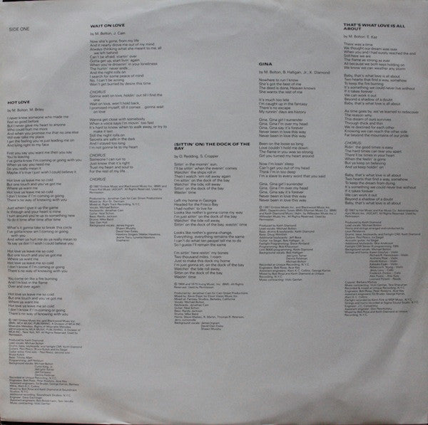 Michael Bolton : The Hunger (LP, Album)