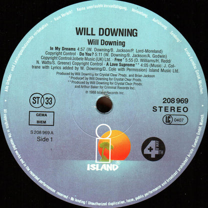 Will Downing : Will Downing (LP, Album)