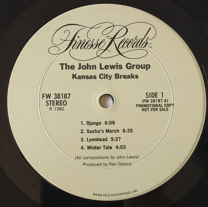 The John Lewis Group : Kansas City Breaks (LP, Album, Promo)