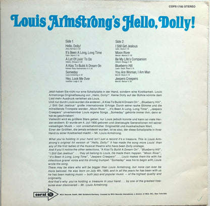 Louis Armstrong : Louis Armstrong's Hello, Dolly! (LP, Album, RE)