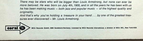 Louis Armstrong : Louis Armstrong's Hello, Dolly! (LP, Album, RE)