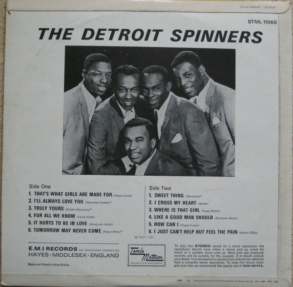 Spinners : The Detroit Spinners (LP, Album)