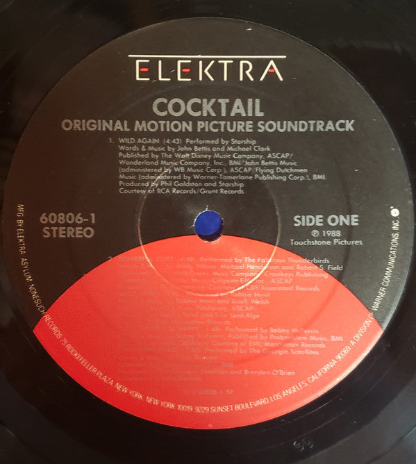 Various : Cocktail - Original Motion Picture Soundtrack (LP, Comp, SRC)