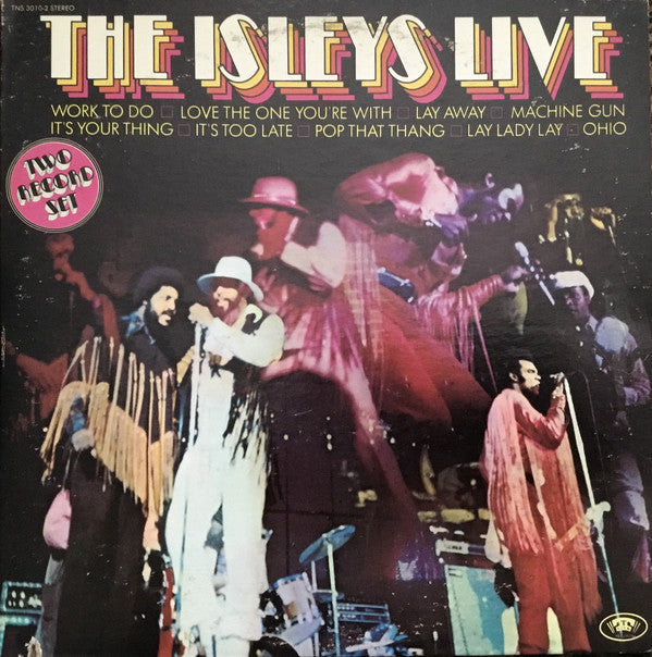 The Isley Brothers : The Isleys Live (2xLP, Album, Gat)