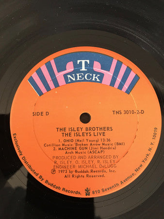 The Isley Brothers : The Isleys Live (2xLP, Album, Gat)