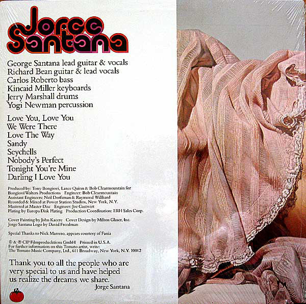 Jorge Santana : Jorge Santana (LP, Album)