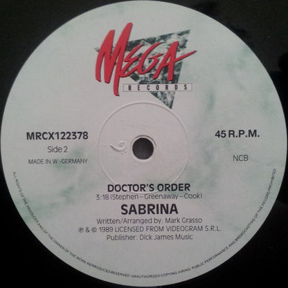 Sabrina : Like A Yo-Yo (12")