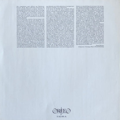 Erzherzog Rudolf von Österreich, Joseph Miroslav Weber, Consortium Classicum : Septette (LP)