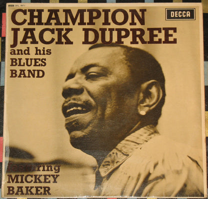 Champion Jack Dupree & His Blues Band Featuring Mickey Baker : Champion Jack Dupree And His Blues Band Featuring Mickey Baker (LP)